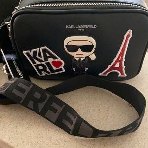 Karl lagerfeld black purse
